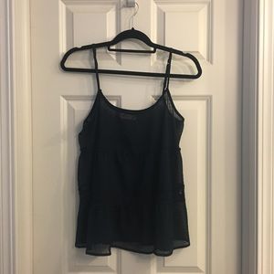 hollister textured sheer blouse/cami